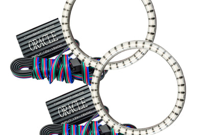 ORACLE Lighting Oracle 15-21 Dodge Challenger Waterproof LED Fog Light Halo Kit - ColorSHIFT - Lights