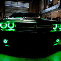 ORACLE Lighting Oracle 15-21 Dodge Challenger Waterproof LED Fog Light Halo Kit - ColorSHIFT - Lights