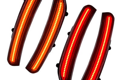 ORACLE Lighting Oracle 15-21 Dodge Charger Concept Sidemarker Set - Tinted - No Paint - Lights