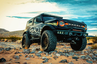 ORACLE Lighting Oracle 2021+ Ford Bronco Oculus BI-LED Projector Headlights - Lights