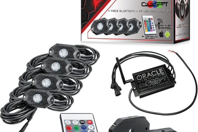 ORACLE Lighting Oracle Bluetooth + RF Underbody Rock Light Kit - 4 PCS - ColorSHIFT - Lights