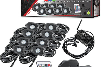 ORACLE Lighting Oracle Bluetooth + RF Underbody Rock Light Kit - 8 PCS - ColorSHIFT - Lights