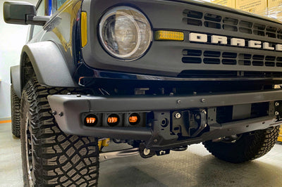 ORACLE Lighting Oracle High 21-22 Ford Bronco Triple LED Fog Light kit for Steel Bumper - Lights