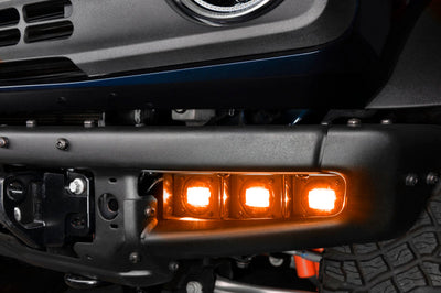 ORACLE Lighting Oracle High 21-22 Ford Bronco Triple LED Fog Light kit for Steel Bumper - Lights