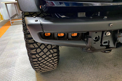 ORACLE Lighting Oracle High 21-22 Ford Bronco Triple LED Fog Light kit for Steel Bumper - Lights