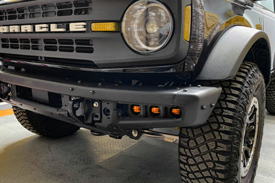 ORACLE Lighting Oracle High 21-22 Ford Bronco Triple LED Fog Light kit for Steel Bumper - Lights