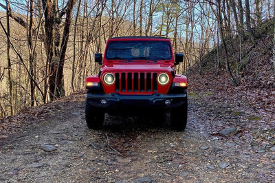 ORACLE Lighting Oracle Jeep JL/Gladiator JT Oculus Switchback Bi-LED Projector Headlights - Amber/White - Lights