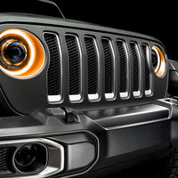 ORACLE Lighting Oracle Jeep JL/Gladiator JT Oculus Switchback Bi-LED Projector Headlights - Amber/White - Lights