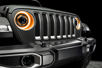 ORACLE Lighting Oracle Jeep JL/Gladiator JT Oculus Switchback Bi-LED Projector Headlights - Amber/White - Lights