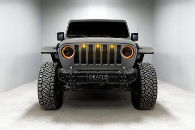 ORACLE Lighting Oracle Jeep JL/Gladiator JT Oculus Switchback Bi-LED Projector Headlights - Amber/White - Lights