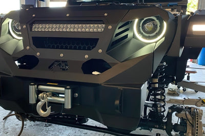 ORACLE Lighting Oracle Jeep JL/Gladiator JT Oculus Switchback Bi-LED Projector Headlights - Amber/White - Lights