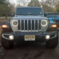 ORACLE Lighting Oracle Jeep JL/Gladiator JT Oculus Switchback Bi-LED Projector Headlights - Amber/White - Lights