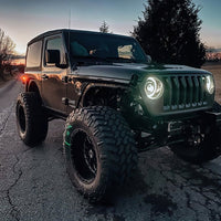 ORACLE Lighting Oracle Jeep JL/Gladiator JT Oculus Switchback Bi-LED Projector Headlights - Amber/White - Lights