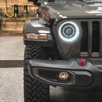 ORACLE Lighting Oracle Jeep JL/Gladiator JT Oculus Switchback Bi-LED Projector Headlights - Amber/White - Lights