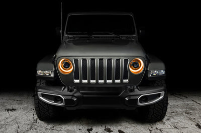 ORACLE Lighting Oracle Jeep JL/Gladiator JT Oculus Switchback Bi-LED Projector Headlights - Amber/White - Lights