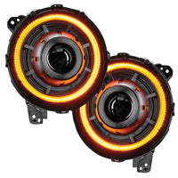 ORACLE Lighting Oracle Jeep JL/Gladiator JT Oculus Switchback Bi-LED Projector Headlights - Amber/White - Lights