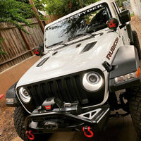 ORACLE Lighting Oracle Jeep JL/Gladiator JT Oculus Switchback Bi-LED Projector Headlights - Amber/White - Lights