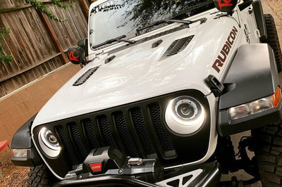 ORACLE Lighting Oracle Jeep JL/Gladiator JT Oculus Switchback Bi-LED Projector Headlights - Amber/White - Lights
