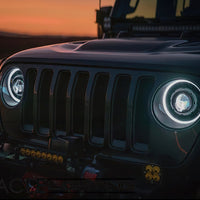 ORACLE Lighting Oracle Jeep JL/Gladiator JT Oculus Switchback Bi-LED Projector Headlights - Amber/White - Lights