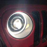 ORACLE Lighting Oracle Jeep JL/Gladiator JT Oculus Switchback Bi-LED Projector Headlights - Amber/White - Lights