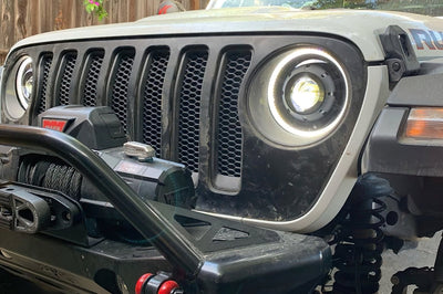 ORACLE Lighting Oracle Jeep JL/Gladiator JT Oculus Switchback Bi-LED Projector Headlights - Amber/White - Lights