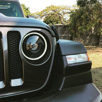 ORACLE Lighting Oracle Jeep JL/Gladiator JT Oculus Switchback Bi-LED Projector Headlights - Amber/White - Lights