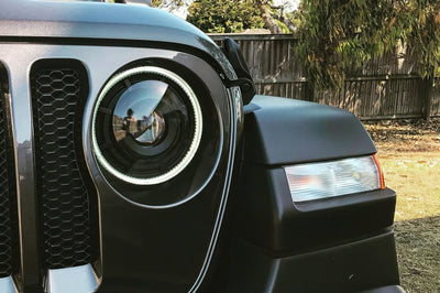 ORACLE Lighting Oracle Jeep JL/Gladiator JT Oculus Switchback Bi-LED Projector Headlights - Amber/White - Lights