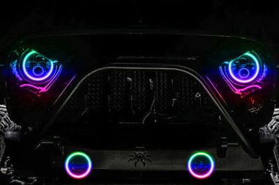 ORACLE Lighting Oracle Jeep Wrangler JK/JL/JT High Performance W LED Fog Lights - ColorSHIFT w/o Controller