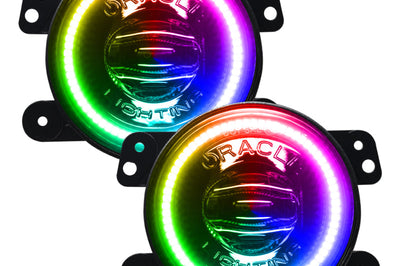 ORACLE Lighting Oracle Jeep Wrangler JK/JL/JT High Performance W LED Fog Lights - ColorSHIFT - Dynamic