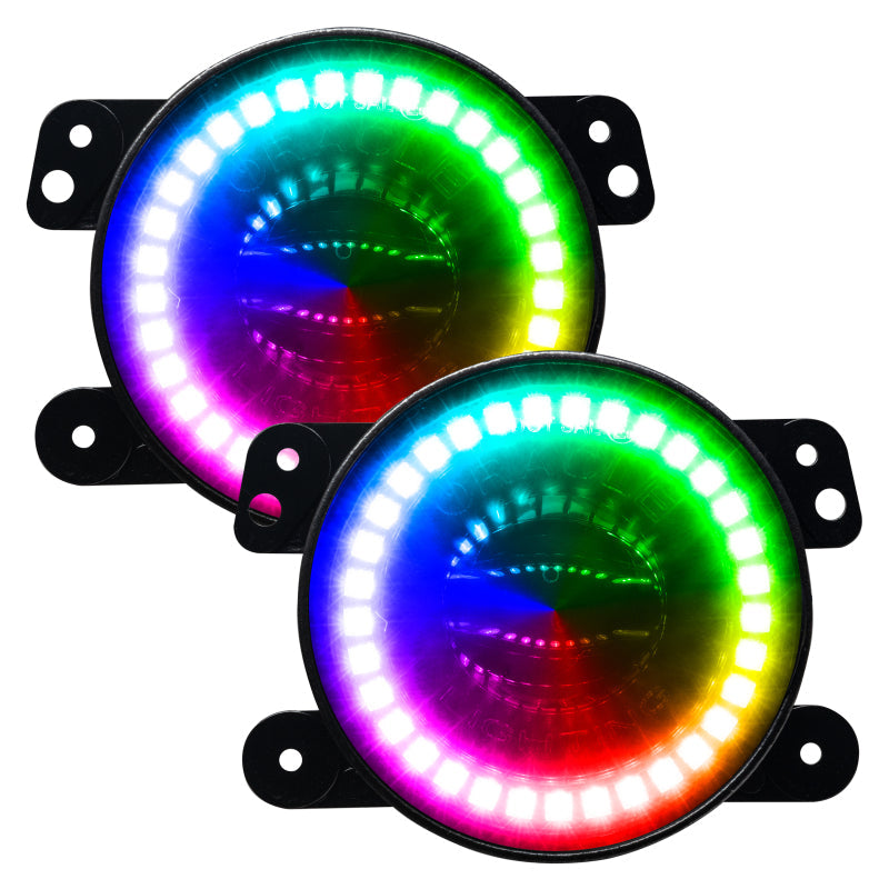 ORACLE Lighting Oracle Jeep Wrangler JK/JL/JT High Performance W LED Fog Lights - ColorSHIFT w/o Controller