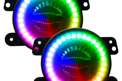 ORACLE Lighting Oracle Jeep Wrangler JK/JL/JT High Performance W LED Fog Lights - ColorSHIFT w/o Controller