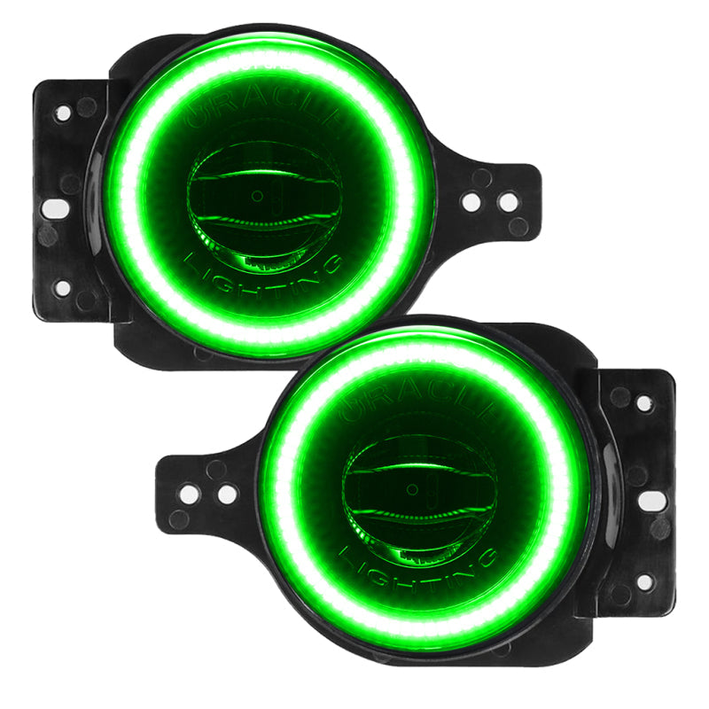 ORACLE Lighting Oracle Jeep Wrangler JL/Gladiator JT Sport High Performance W LED Fog Lights - Green