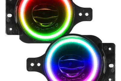 ORACLE Lighting Oracle Jeep Wrangler JL/JT Sport High Performance W LED Fog Lights - ColorSHIFT w/o Controller