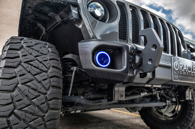 ORACLE Lighting Oracle Jeep Wrangler JL/JT Sport High Performance W LED Fog Lights - ColorSHIFT w/o Controller