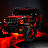 ORACLE Lighting Oracle Jeep Wrangler JL/JT Sport High Performance W LED Fog Lights - ColorSHIFT w/o Controller
