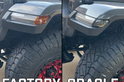 ORACLE Lighting Oracle Jeep Wrangler JL Smoked Lens LED Front Sidemarkers - Lights