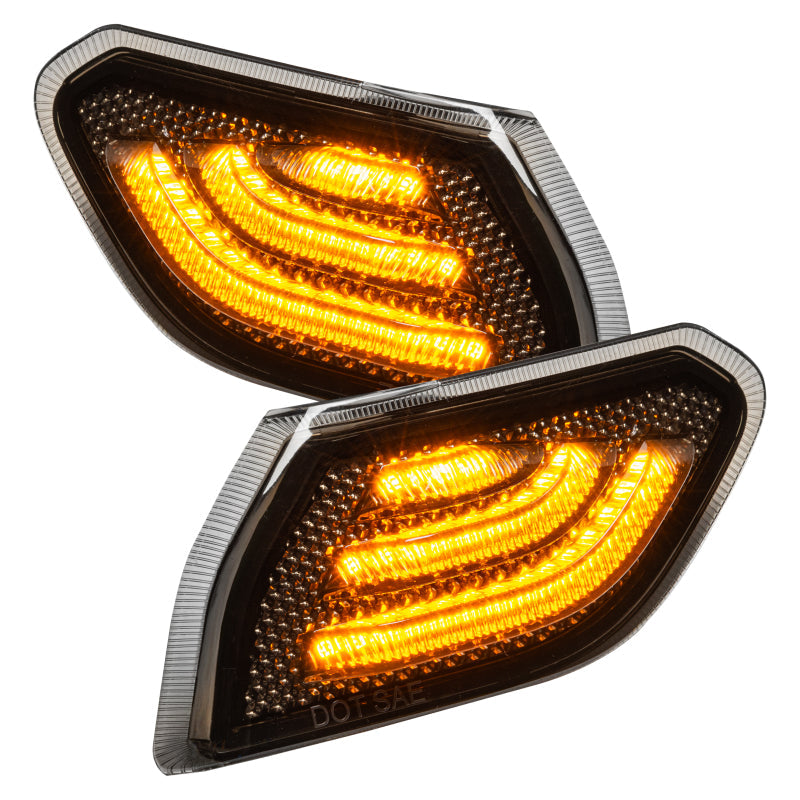 ORACLE Lighting Oracle Jeep Wrangler JL Smoked Lens LED Front Sidemarkers - Lights