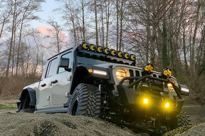 ORACLE Lighting Oracle Jeep Wrangler JL Smoked Lens LED Front Sidemarkers - Lights