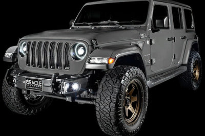 ORACLE Lighting Oracle Jeep Wrangler JL Smoked Lens LED Front Sidemarkers - Lights