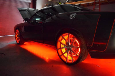 ORACLE Lighting Oracle LED Illuminated Wheel Rings - ColorSHIFT - 15in. - No Remote - Lights