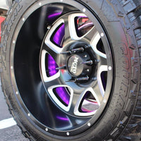 ORACLE Lighting Oracle LED Illuminated Wheel Rings - ColorSHIFT - 15in. - No Remote - Lights