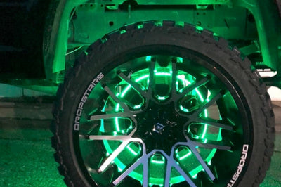 ORACLE Lighting Oracle LED Illuminated Wheel Rings - ColorSHIFT - 15in. - No Remote - Lights