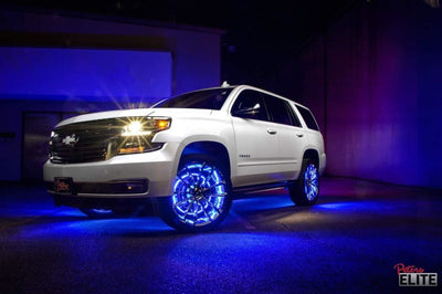 ORACLE Lighting Oracle LED Illuminated Wheel Rings - ColorSHIFT - 15in. - No Remote - Lights