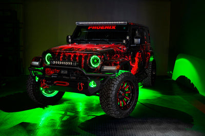 ORACLE Lighting Oracle LED Illuminated Wheel Rings - ColorSHIFT - 15in. - No Remote - Lights