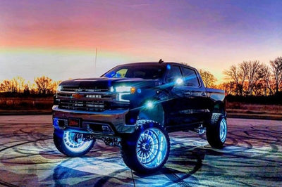 ORACLE Lighting Oracle LED Illuminated Wheel Rings - ColorSHIFT - 15in. - No Remote - Lights
