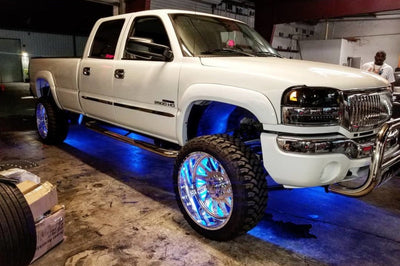 ORACLE Lighting Oracle LED Illuminated Wheel Rings - ColorSHIFT - 15in. - No Remote - Lights