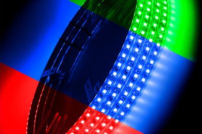 ORACLE Lighting Oracle LED Illuminated Wheel Rings - ColorSHIFT - 15in. - No Remote - Lights