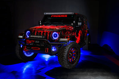 ORACLE Lighting Oracle LED Illuminated Wheel Rings - ColorSHIFT - 15in. - No Remote - Lights