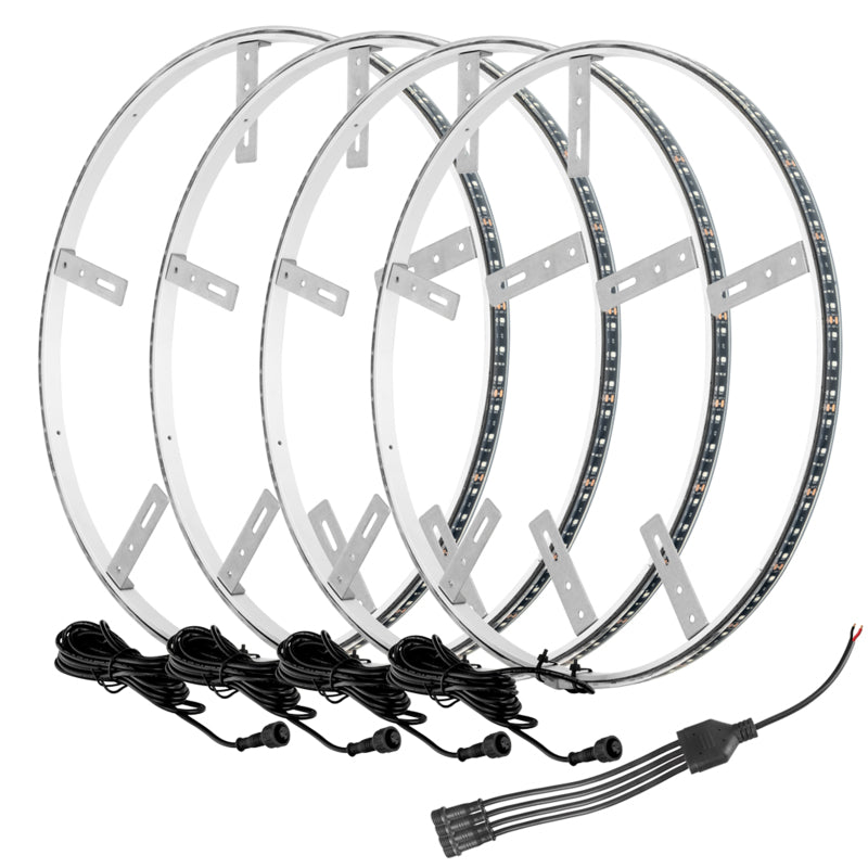 ORACLE Lighting Oracle LED Illuminated Wheel Rings - ColorSHIFT Dynamic - Lights