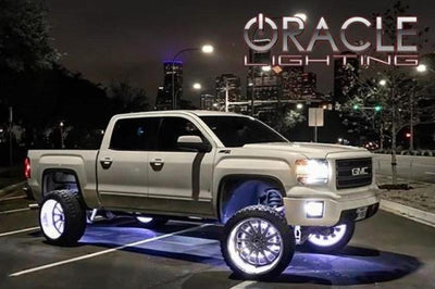 ORACLE Lighting Oracle LED Illuminated Wheel Rings - Double - White - Lights